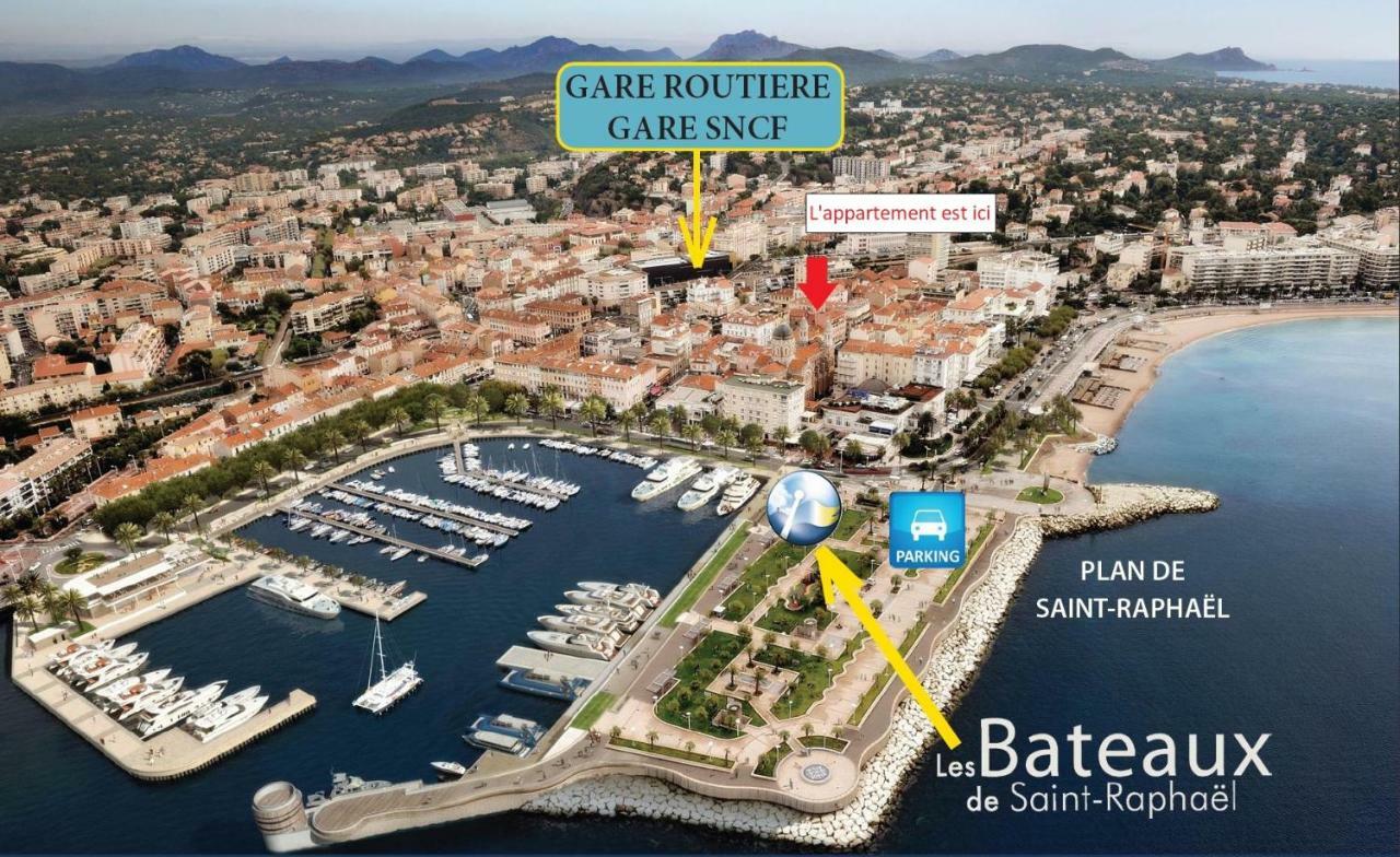F2 Balcon A 1Minute De La Plage Saint-Raphael  Ngoại thất bức ảnh